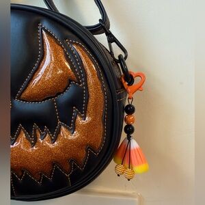 Halloween Candy Corn Purse Charm